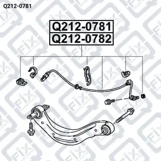 ДАТЧИК ABS ЗАДНИЙ ЛЕВЫЙ Q-fix Q212-0781