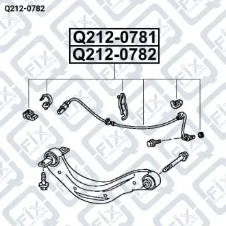 ДАТЧИК ABS ЗАДНИЙ ПРАВЫЙ Q-fix Q212-0782
