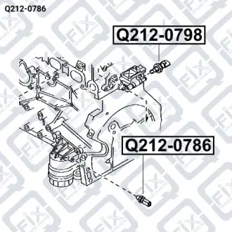 ДАТЧИК ДАВЛЕНИЯ МАСЛА Q-fix Q212-0786