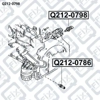 Датчик температури води Q-fix Q212-0798