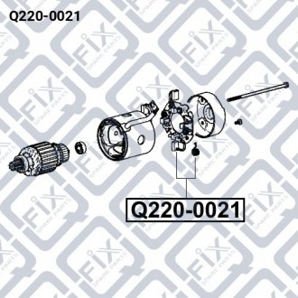 Щеткодержатель стартера Q-fix Q220-0021 (фото 1)