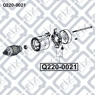 Щеткодержатель стартера Q-fix Q220-0021