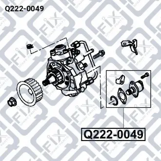 КЛАПАН ЕЛЕКТРОМАГНІТНИЙ ТНВД (К-Т) Q-fix Q222-0049