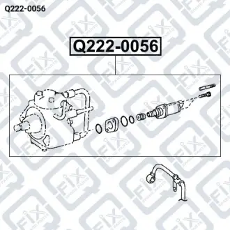 КЛАПАН РЕГУЛЮВАННЯ ТИСКУ (РЕДУКЦІЙНИЙ КЛАПАН ТНВД) Q-fix Q222-0056