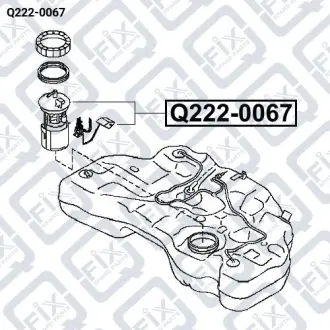 Насос палива Q-fix Q222-0067