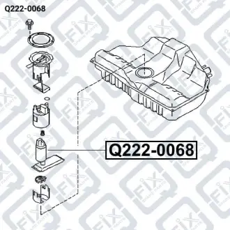 НАСОС ТОПЛИВА Q-fix Q222-0068