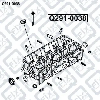 БОЛТ ГОЛОВКИ БЛОКА Q-fix Q291-0038