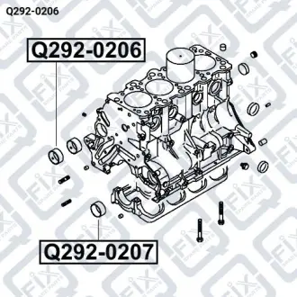 ВКЛАДЫШ БАЛАНСИРОВОЧНОГО ВАЛА Q-fix Q292-0206