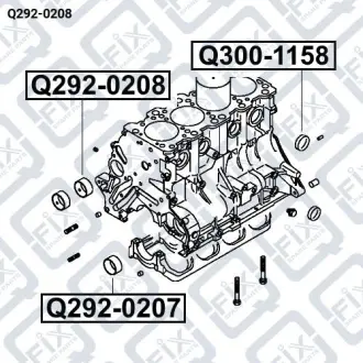 ВКЛАДЫШ БАЛАНСИРОВОЧНОГО ВАЛА Q-fix Q292-0208