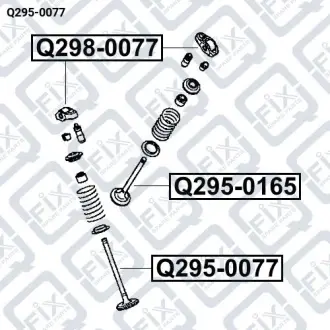 Клапан впускний Q-fix Q295-0077