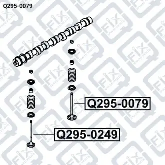 Клапан впускний Q-fix Q295-0079