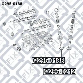 Клапан впускний Q-fix Q295-0188
