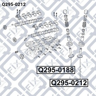 Клапан выпускной Q-fix Q295-0212