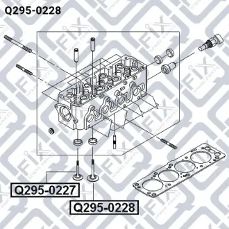 Клапан впускной Q-fix Q295-0228