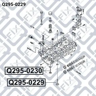 Клапан выпускной Q-fix Q295-0229