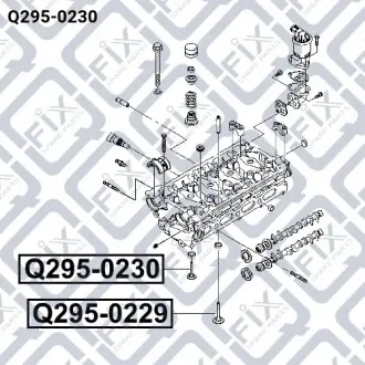 Клапан впускной Q-fix Q295-0230