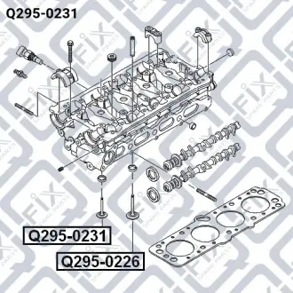 Клапан выпускной Q-fix Q295-0231
