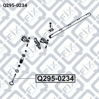 КЛАПАН ВЫПУСКНОЙ 30.5X6X113.5 Q-fix Q295-0234