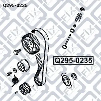 Клапан выпускной Q-fix Q295-0235