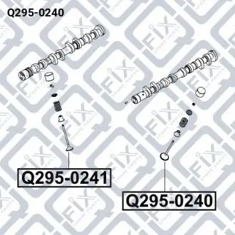 КЛАПАН ВПУСКНОЙ 35X5.5X113 Q-fix Q295-0240