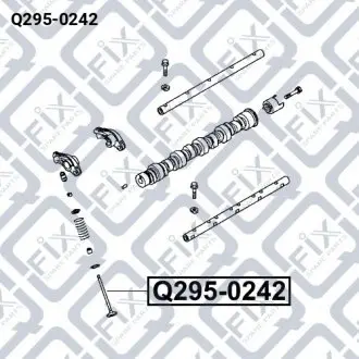 Клапан впускний Q-fix Q295-0242
