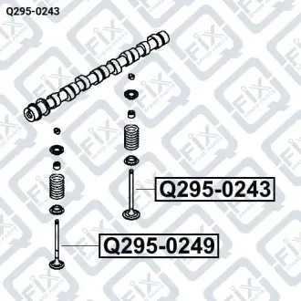 Клапан впускний Q-fix Q295-0243