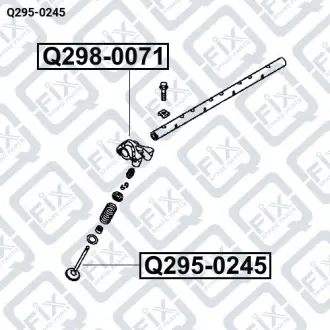 КЛАПАН ВЫПУСКНОЙ Q-fix Q295-0245