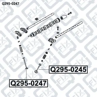 КЛАПАН ВПУСКНОЙ Q-fix Q295-0247