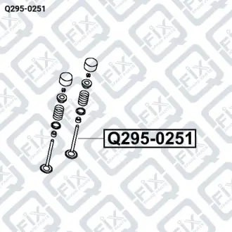 КЛАПАН ВПУСКНОЙ Q-fix Q295-0251
