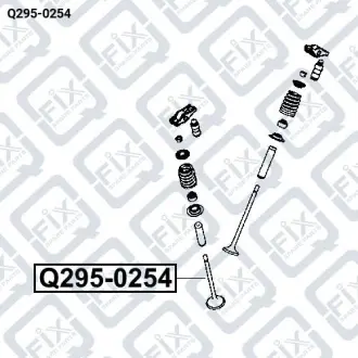 КЛАПАН ВПУСКНОЙ Q-fix Q295-0254