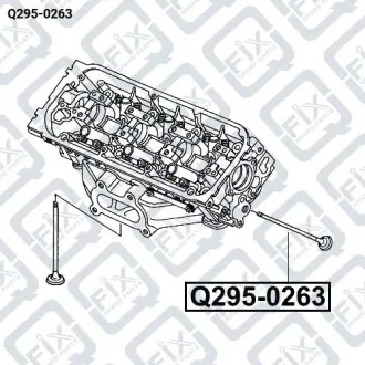 КЛАПАН ВЫПУСКНОЙ Q-fix Q295-0263