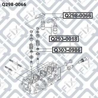 Рокер клапана Q-fix Q298-0066