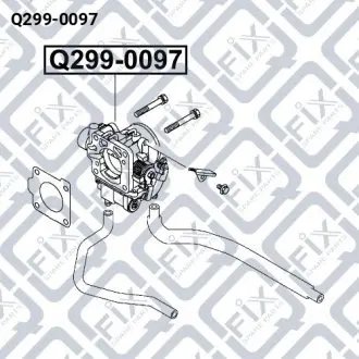 ЗАСЛОНКА ДРОССЕЛЬНАЯ Q-fix Q299-0097