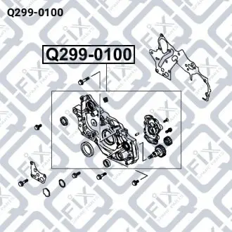 Насос масляний Q-fix Q299-0100