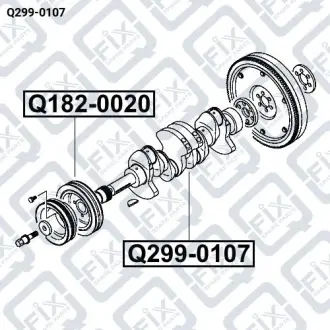 Колінчастий вал Q-fix Q299-0107
