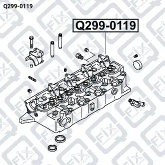 ГОЛОВКА БЛОКА ЦИЛИНДРОВ (ГОЛАЯ) Q-fix Q299-0119