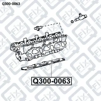 Прокладка ГБЦ (права) Q-fix Q300-0063