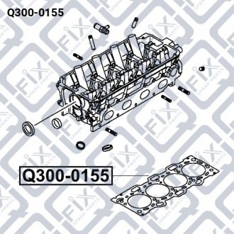 Прокладка болта кришки клапанів Q-fix Q300-0155