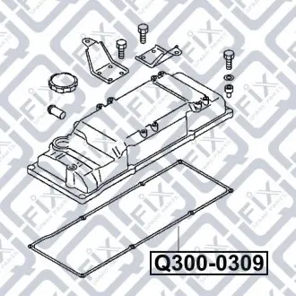 Прокладка болта крышки клапанов Q-fix Q300-0309