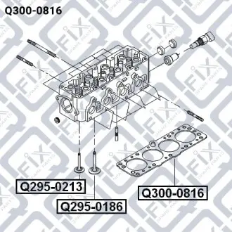 Прокладка ГБЦ Q-fix Q300-0816