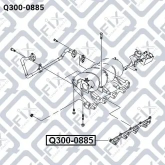 Прокладка впускного колектора Q-fix Q300-0885