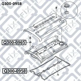 Прокладка крышки клапанов Q-fix Q300-0958