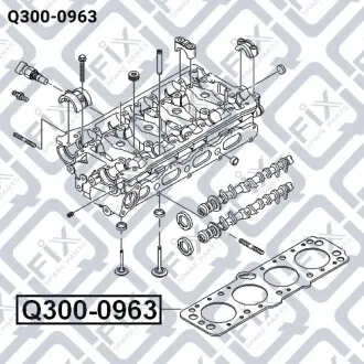 Прокладка ГБЦ Q-fix Q300-0963