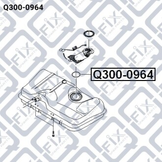 Уплотнительное кольцо насоса топливного Q-fix Q300-0964