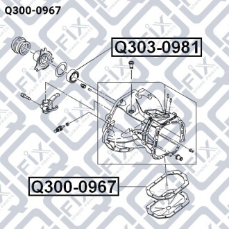 Прокладка піддону КПП Q-fix Q300-0967