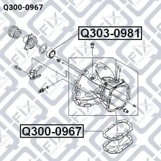 Прокладка піддону КПП Q-fix Q300-0967