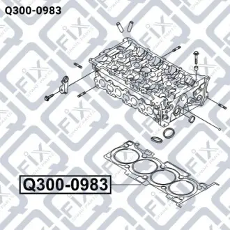 Прокладка ГБЦ Q-fix Q300-0983
