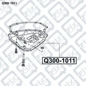 ПОДДОН МАСЛЯНЫЙ АКПП Q-fix Q300-1011