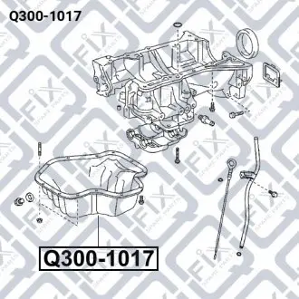 Поддон масляный Q-fix Q300-1017