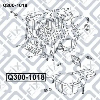 Поддон масляный Q-fix Q300-1018